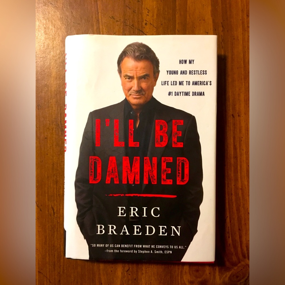 I’ll Be Damned Book By Eric Braeden  (Victor Newman/The Young & Restless)